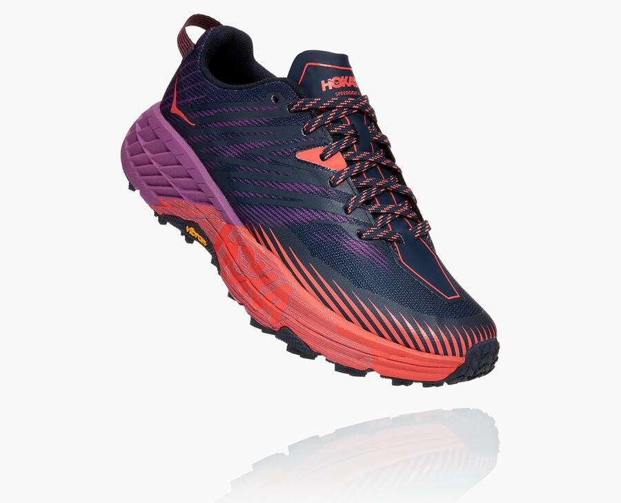 Hoka One One Trailove Tenisky Damske Námornícka Modrá - Speedgoat 4 - 36914-GXUY